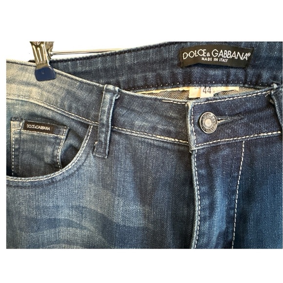 Dolce & Gabbana super low rise jeans Medium Rinse IT 44, measures US 4 or 6 - Picture 2 of 4